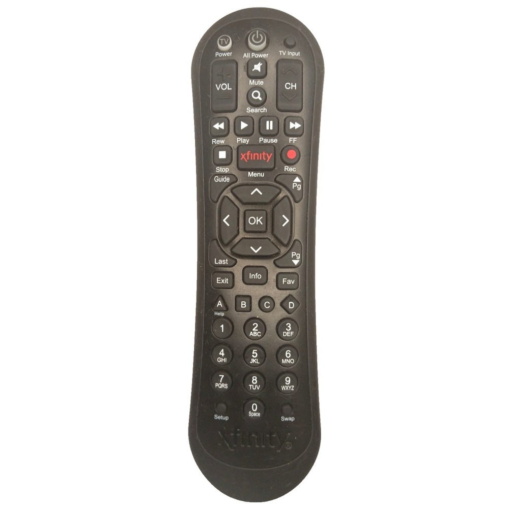 Original XFINITY Comcast XR2 v3-R HDTV DVR Cable TV OEM Remote Control. Black VG